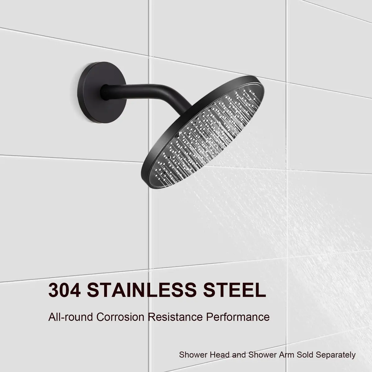 OFFO Extra Large Shower Arm Flange 3.5" | Durable Stainless Steel Wall Mount - view 3