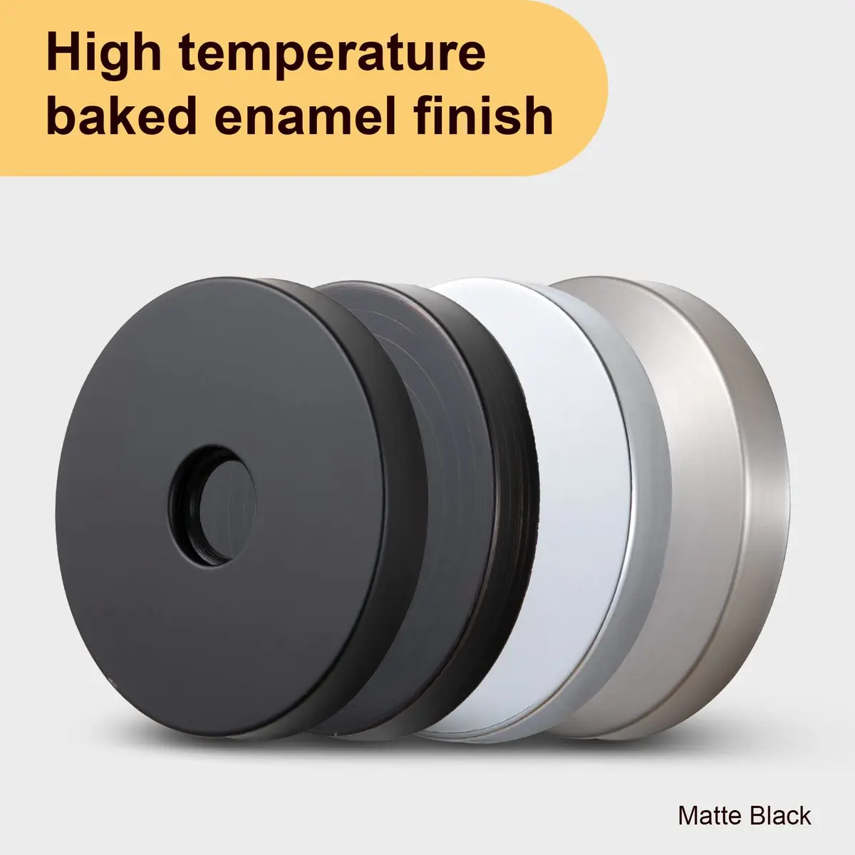 OFFO Extra Large Shower Arm Flange 3.5" | Durable Stainless Steel Wall Mount - view 4