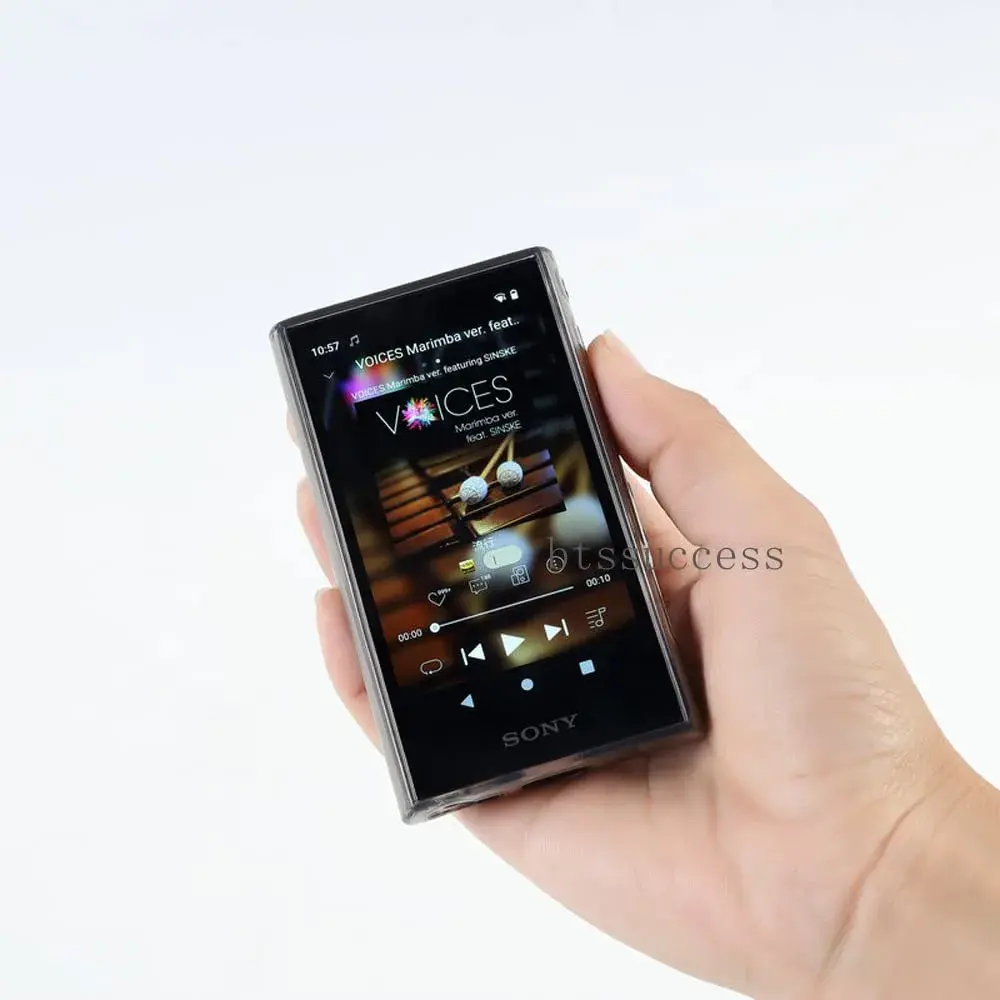 AudioPartner Soft Clear TPU Protective Shell Case with Tempered Glass for Sony Walkman NW-A300 Series NW-A306 NW-A307 | Grips & Protects Player - view 5