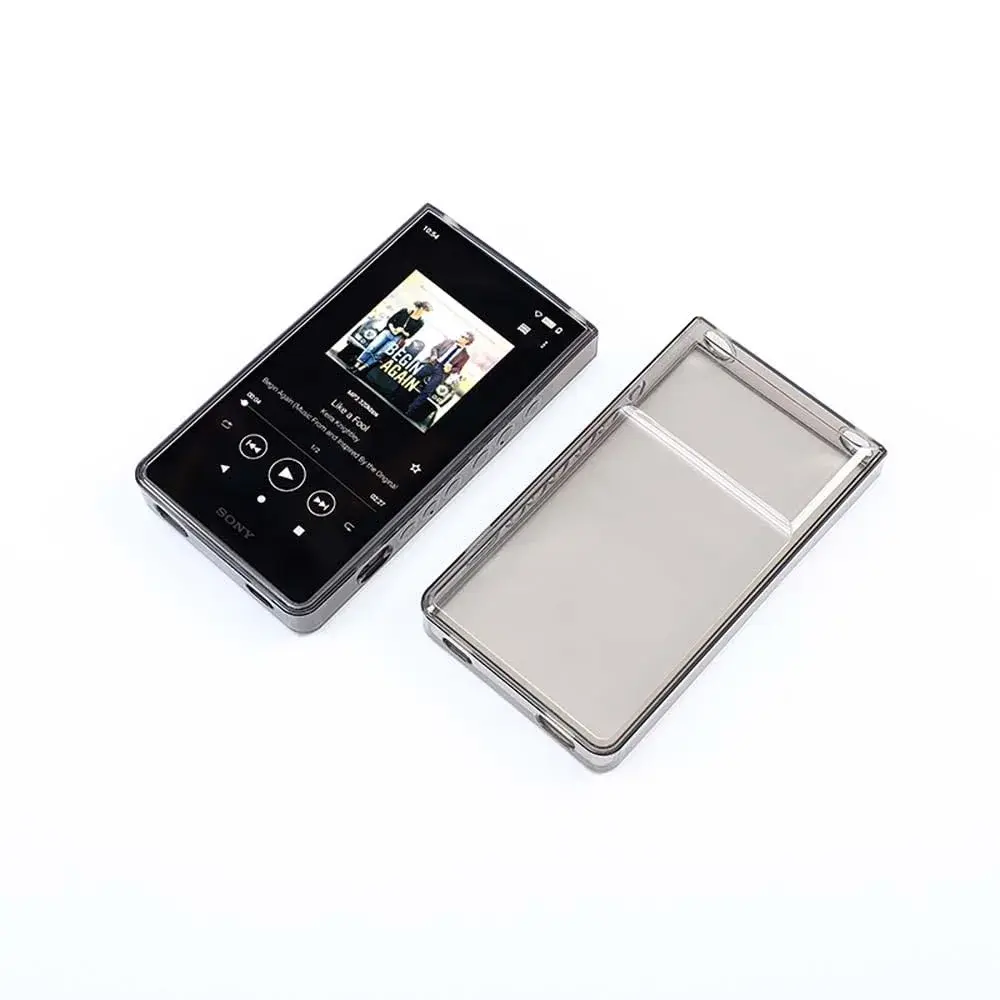AudioPartner Soft Clear TPU Protective Shell Case for Sony Walkman NW-ZX700 NW-ZX706 NW-ZX707 | With Optional Tempered Glass Screen Protector - main product image