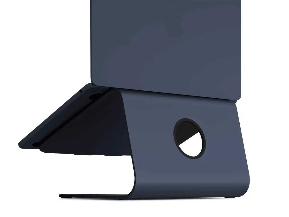 Rain Design mStand Laptop Stand Midnight | 15.6" (39.4 cm) Aluminum Ergonomic Riser - view 3