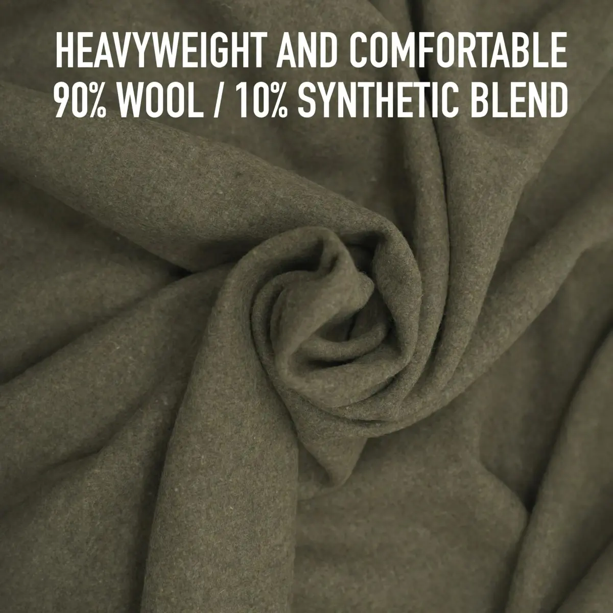 Rothco European Surplus Style Wool Blanket 1.1 lb (0.5 kg) | 66" x 90" Striped - view 2