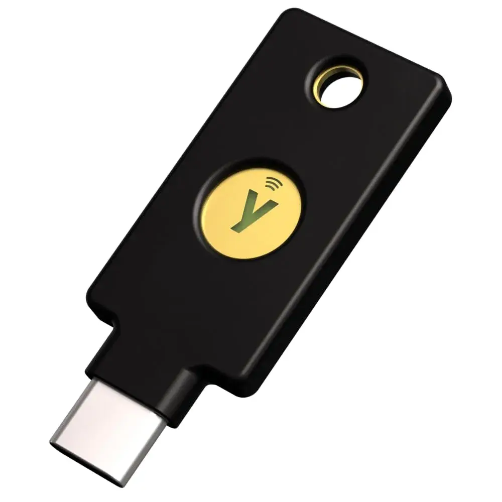 Yubico Security Key C NFC Black | Multi-Factor Authentication USB-C & NFC Passkey - main product image