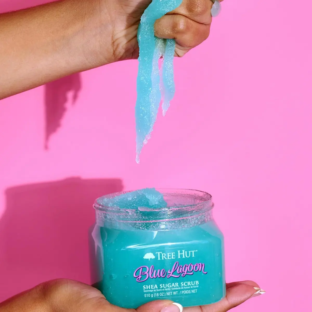 Tree Hut Shea Sugar Scrub, Blue Lagoon, 18 oz | Oceanic Benefits & Hydration - view 8