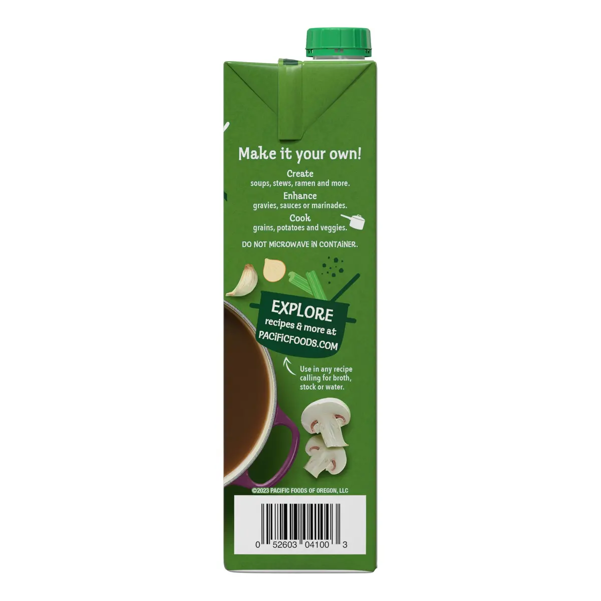 Pacific Foods Organic Mushroom Broth 32 Fl Oz (Pack of 2) | Vegan, Gluten-Free & Kosher - view 8