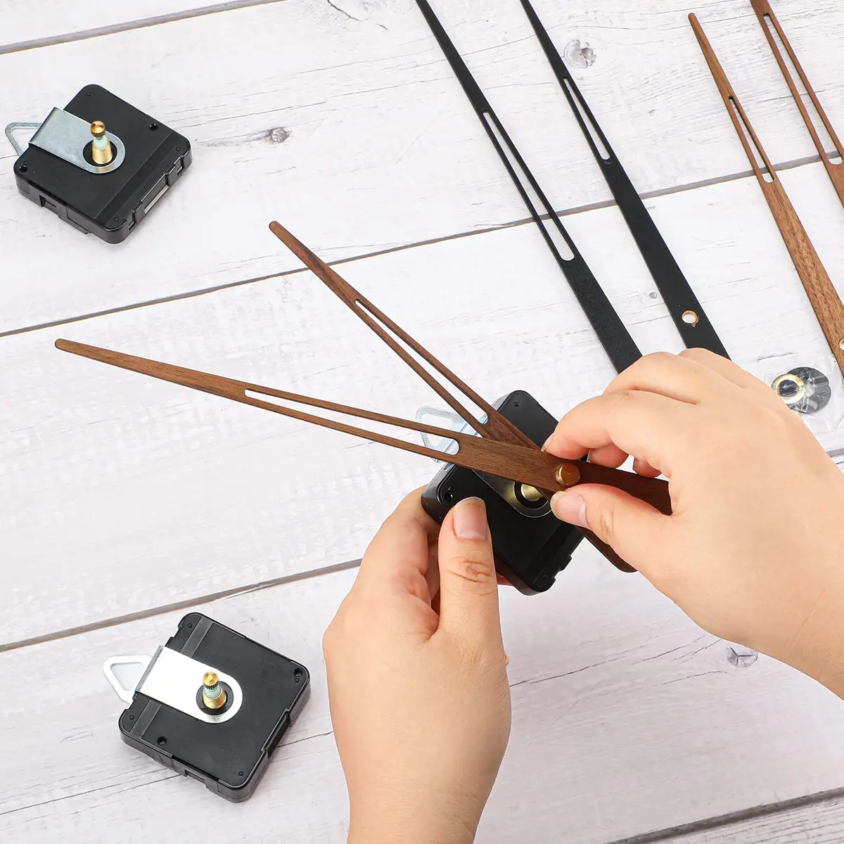 Jadive 2 Pcs Clock Movement Long Shaft | Fit for 24'' Clock, 32.5mm Shaft, DIY Repair - view 5