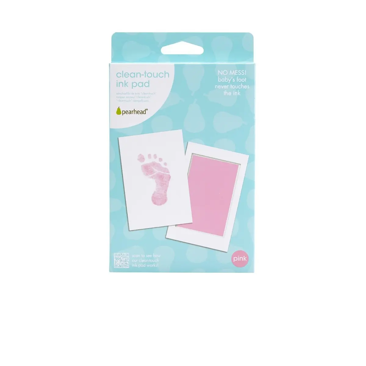 Pearhead Newborn Baby "Clean-Touch" Ink Pad Kit 3-Pack | Mess-Free Hand & Footprint Keepsake for India - view 2