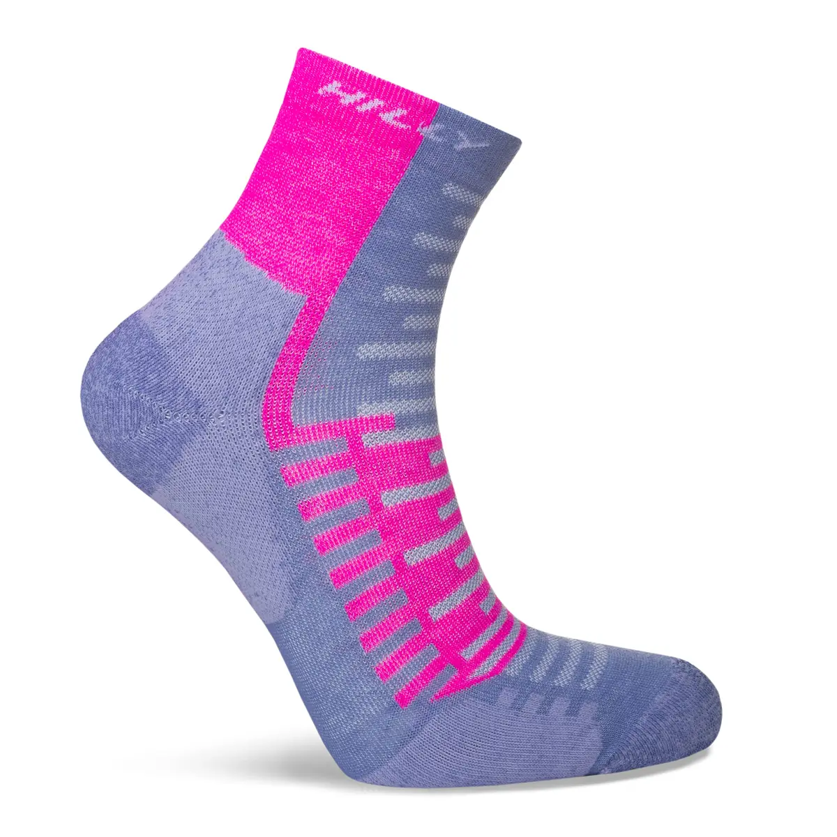 Hilly Active Anklet - Min Cushioning, Lilac/Pink, Large | Eco-Friendly Moisture Wicking Socks - view 5