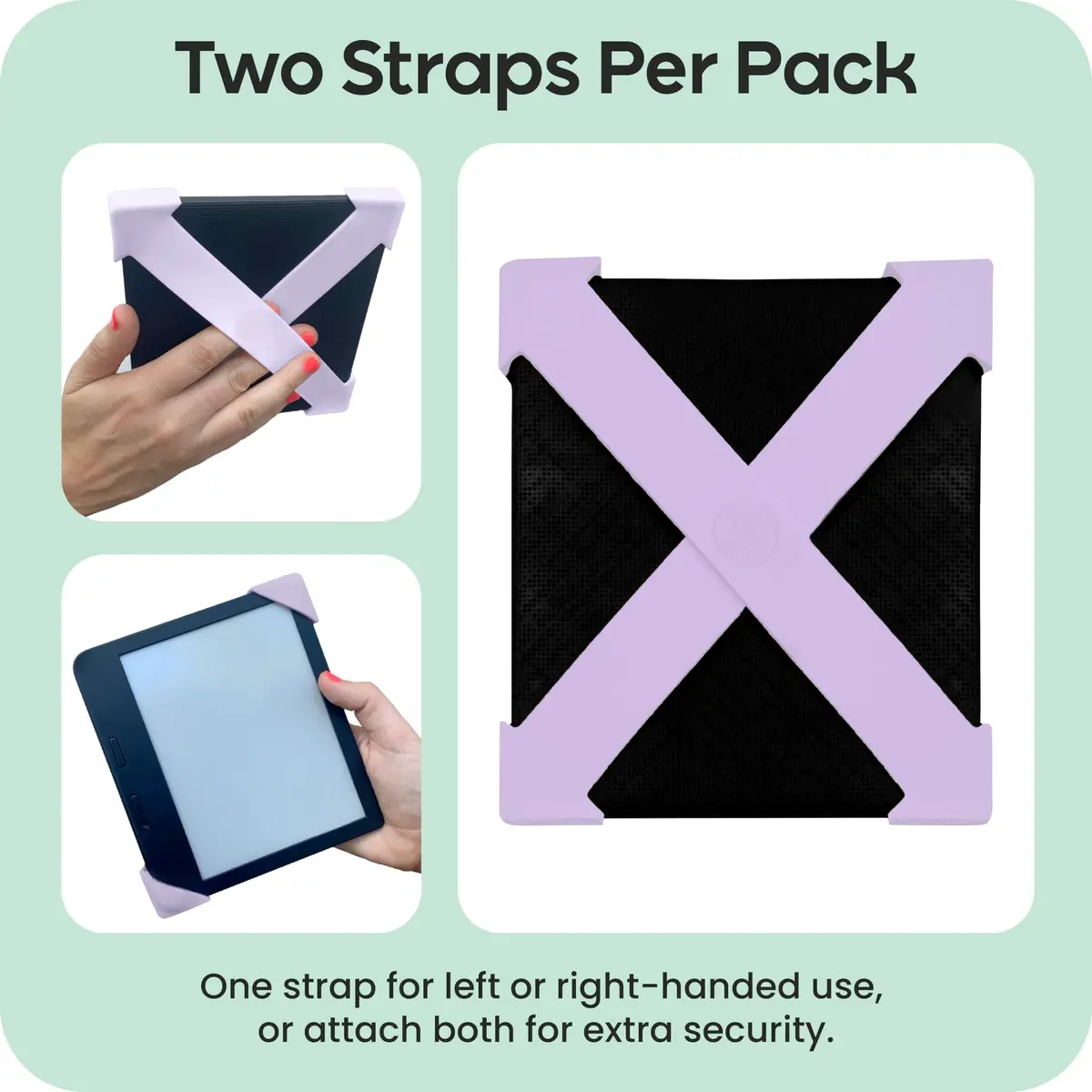 Strapsicle Hand Straps for Kindle Oasis (Pack of 2) | Comfortable Reading Grip, Soft Silicone, Snug Fit - view 5