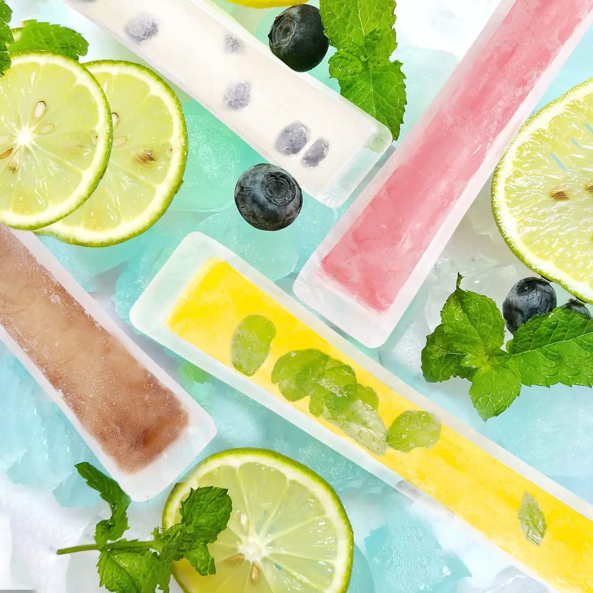 FEBSNOW Disposable Ice Pop Bags with Funnel, 160 Pcs (19cm x 5cm) | BPA-Free Plastic for Healthy Homemade Frozen Treats - view 3