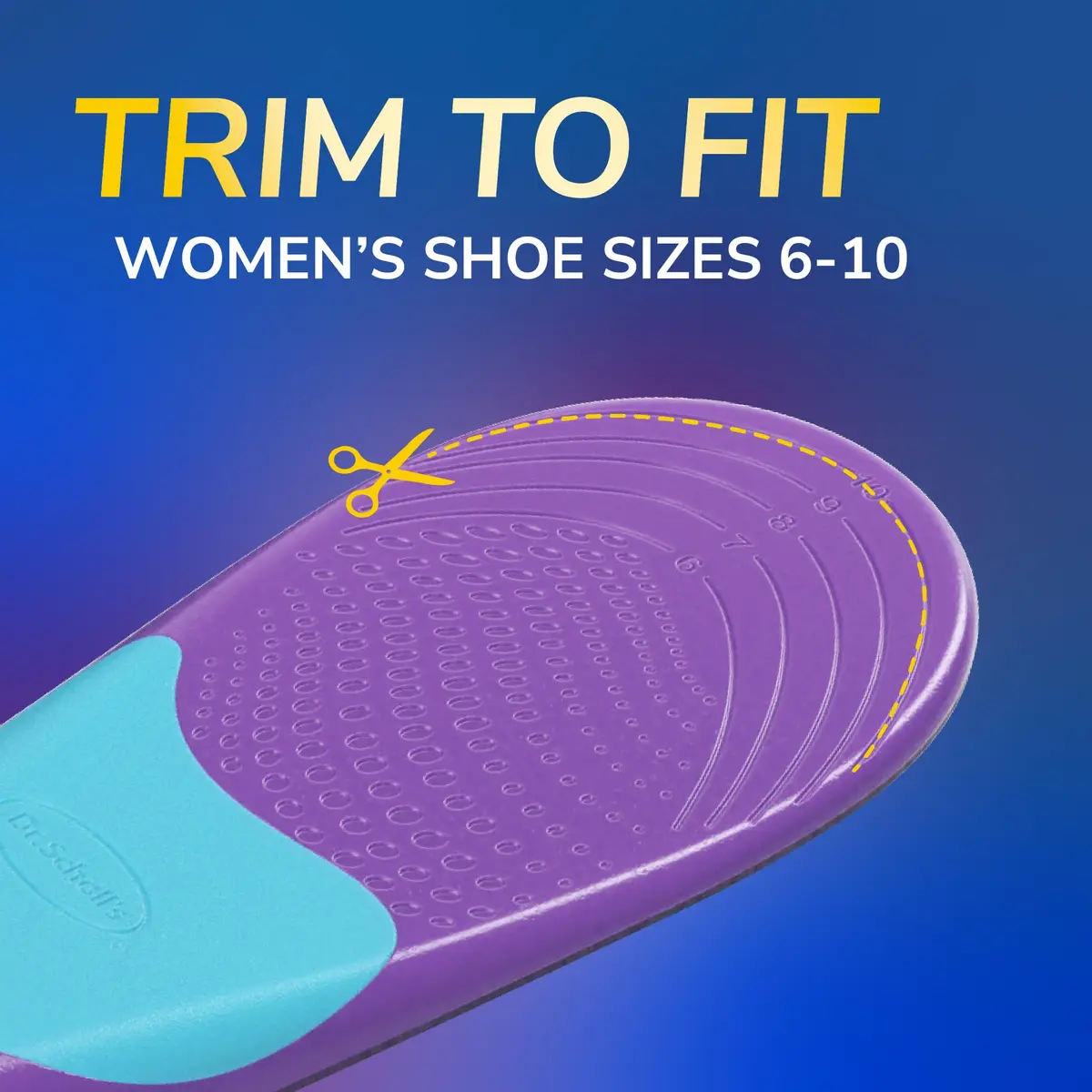 Dr. Scholl's Walk Longer Shoe Insoles for Women | All-Day Support, 1 Pair | Supports Feet & Legs - view 8