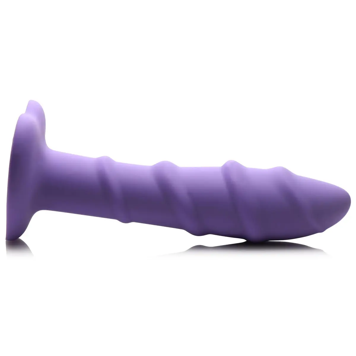 CURVE TOYS Simply Sweet Swirl Silicone Dildo 17.78cm (7in) | Ribbed for Enhanced Pleasure - view 5