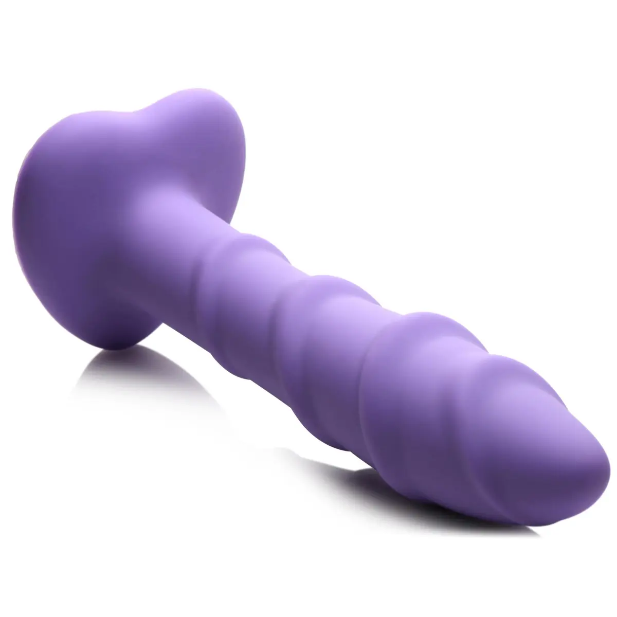 CURVE TOYS Simply Sweet Swirl Silicone Dildo 17.78cm (7in) | Ribbed for Enhanced Pleasure - view 4