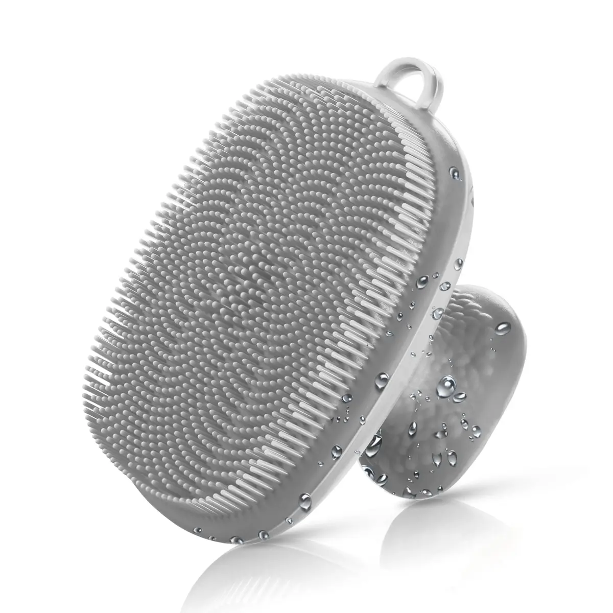 VWMYQ Face Scrubber Facial Cleansing Brush Waterproof Silicone for Men | Gentle Pore Cleanser & Exfoliator - main product image