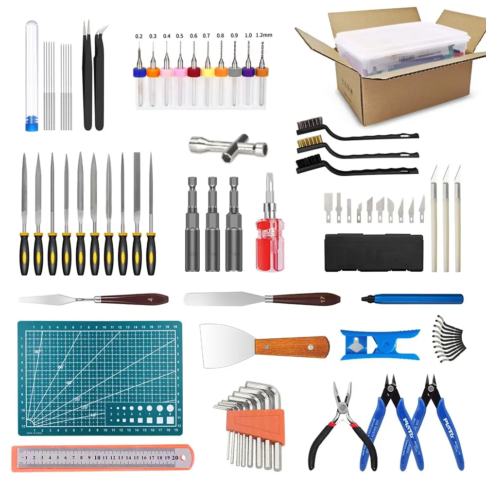 Mintion 82PCS 3D Printer Tool Kit with Case for Print Removal, Cleaning & Repair | 3D Printer Accessories - main product image