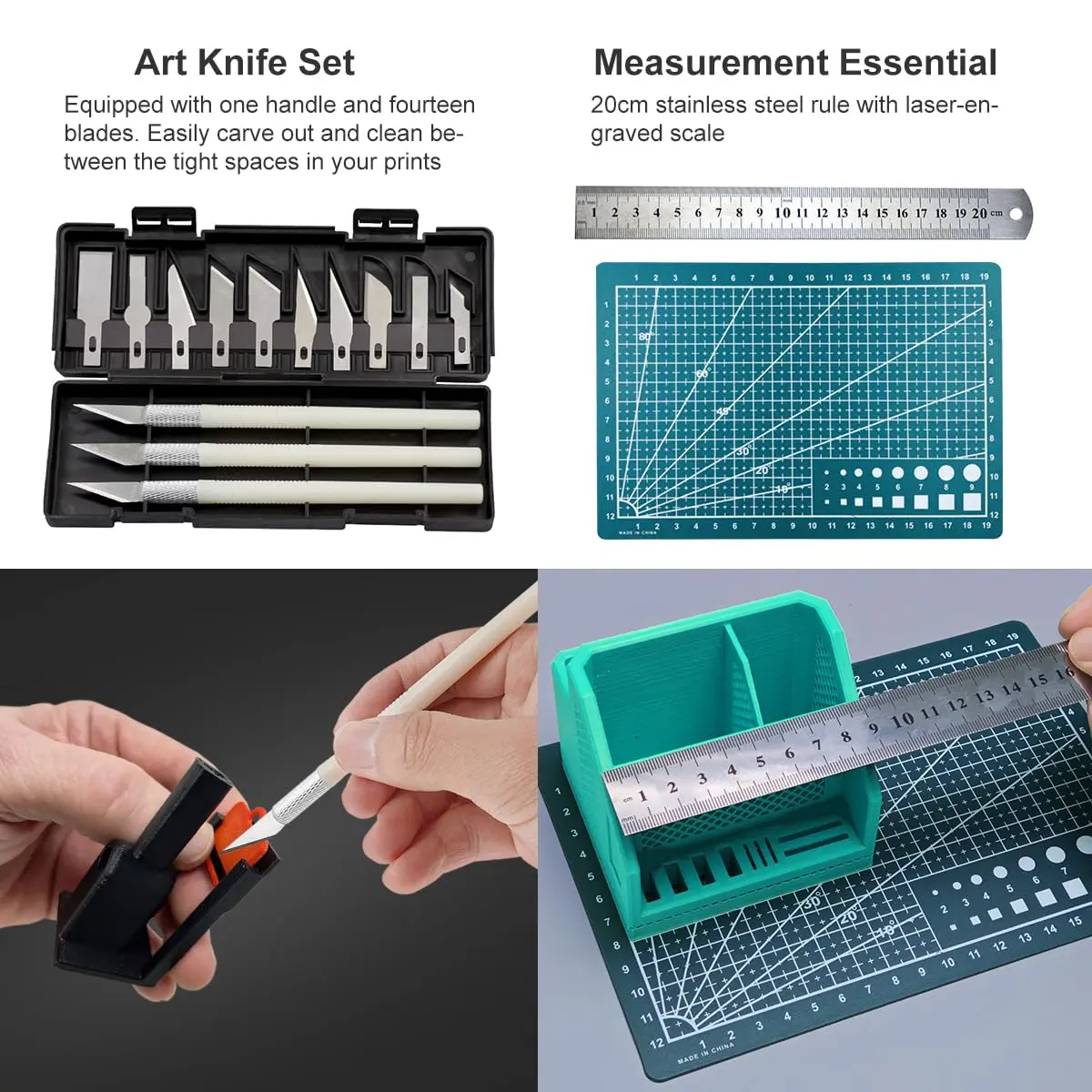 Mintion 82PCS 3D Printer Tool Kit with Case for Print Removal, Cleaning & Repair | 3D Printer Accessories - view 5