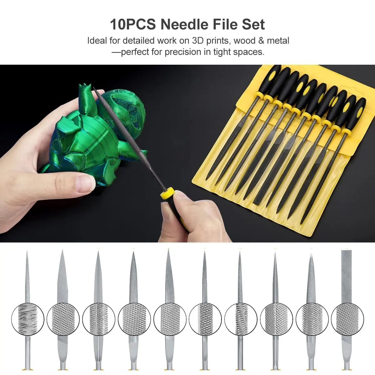Mintion 82PCS 3D Printer Tool Kit with Case for Print Removal, Cleaning & Repair | 3D Printer Accessories - view 6