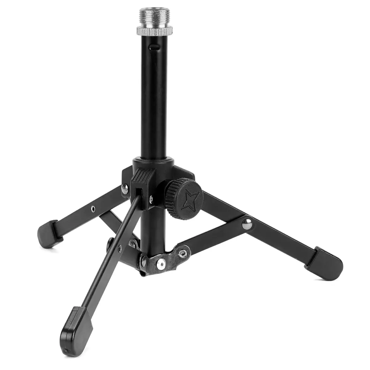 GEEKRIA Microphone Stand for Creators | Compact Desktop Tripod with Foldable Non-Slip Feet - main product image