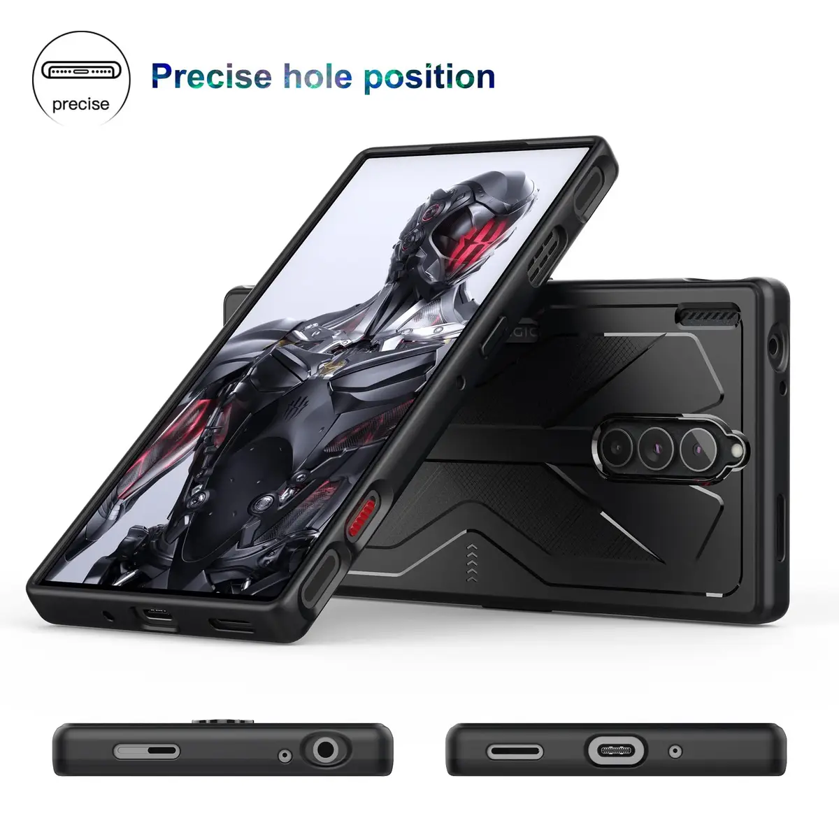 Cresee Flexible TPU Case for Red Magic 8 Pro/8S Pro (6.8") | Shockproof, Anti-Scratch, Matte Finish - view 6