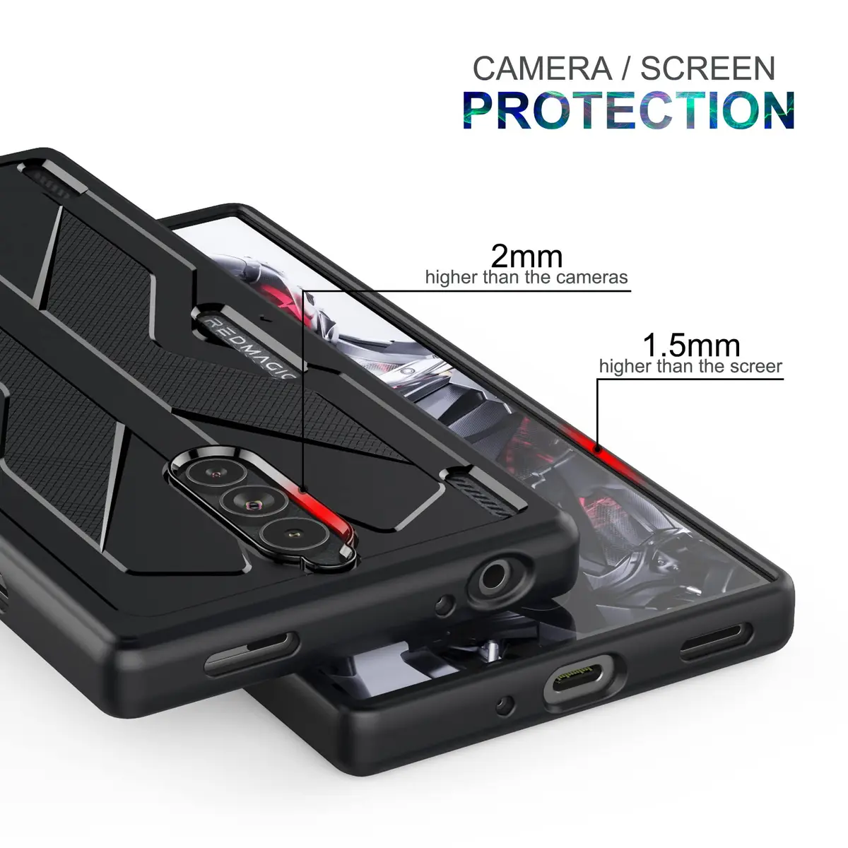 Cresee Flexible TPU Case for Red Magic 8 Pro/8S Pro (6.8") | Shockproof, Anti-Scratch, Matte Finish - view 3