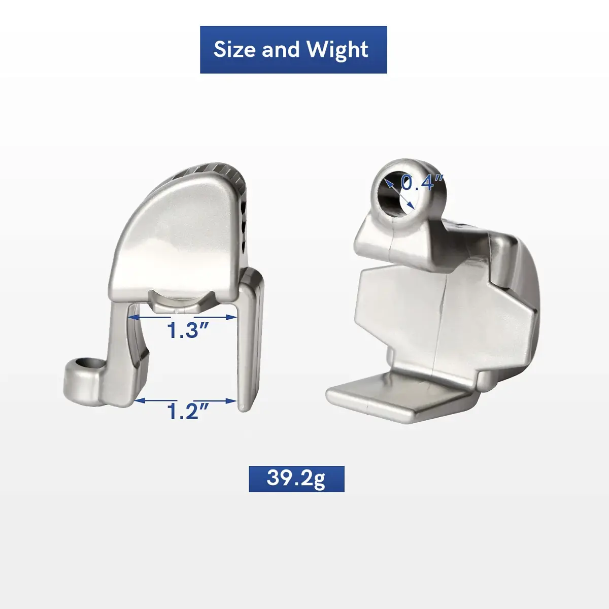 SailVoya Adjustable Pontoon Boat Fender Clips, 8 Pack | Secure 1-1.25" Square Rails - view 2