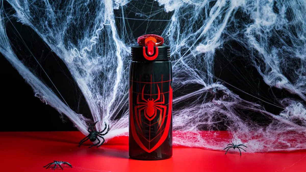 Zak Designs Spider-Man 25oz Leak-Proof Plastic Kids Water Bottle with Straw - view 6