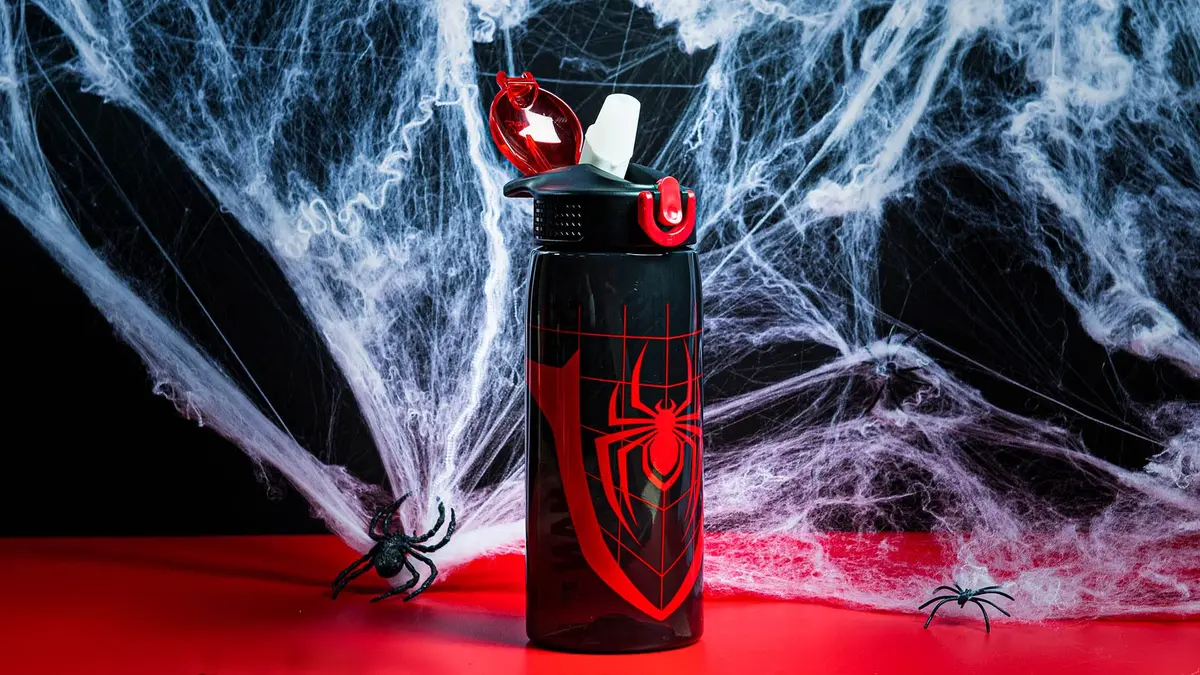 Zak Designs Spider-Man 25oz Leak-Proof Plastic Kids Water Bottle with Straw - view 7
