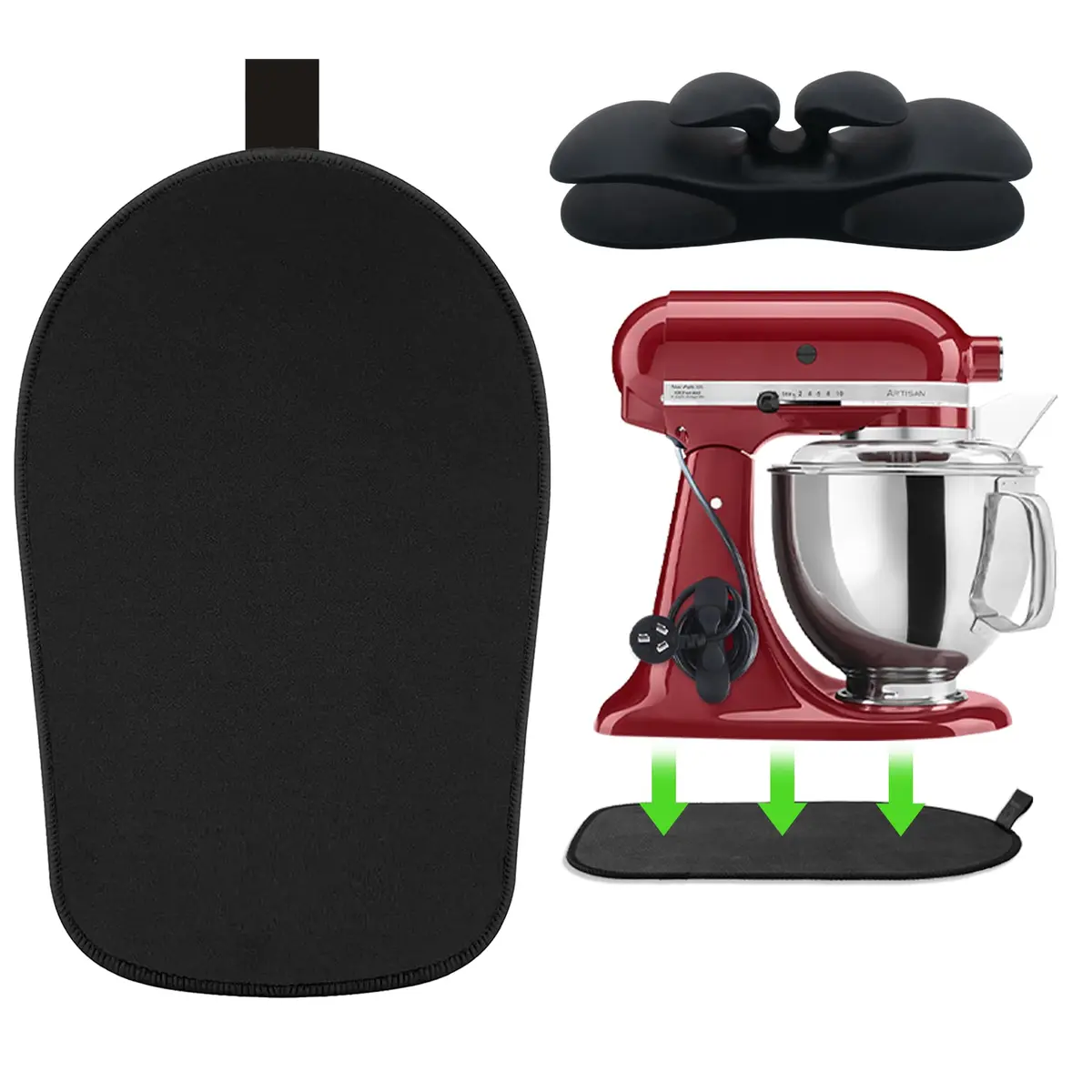 Owowong Sliding Mat for Kitchenaid Mixer 4.5-5 Qt | Appliance Slider Pad for Heavy Mixers - main product image