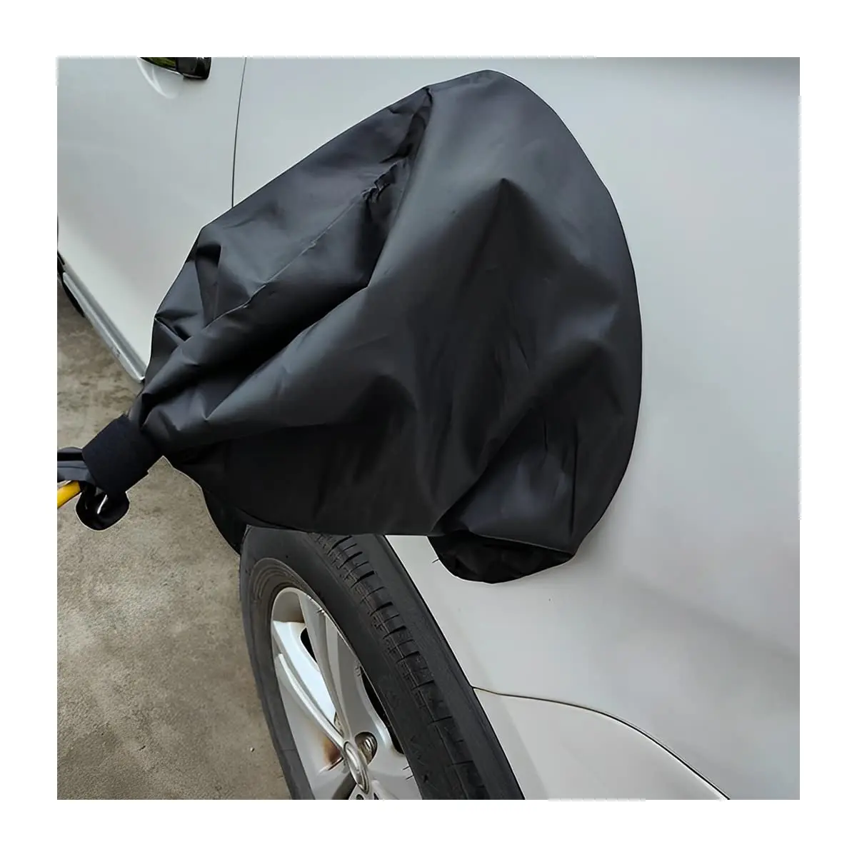 Moioee EV Charger Plug Port Cover Black | Waterproof Outdoor EV Charger Cover for Electric Cars - main product image