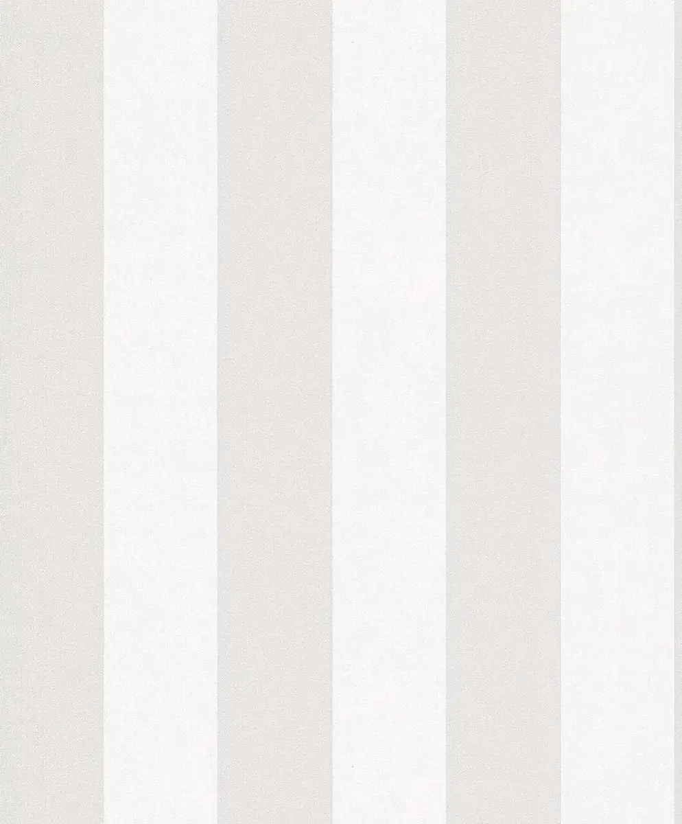 WALLCOVER Non-Woven Wallpaper Grey Stripes 10.05 x 0.53 m | Modern Block Stripe Design for Home & Office - view 3