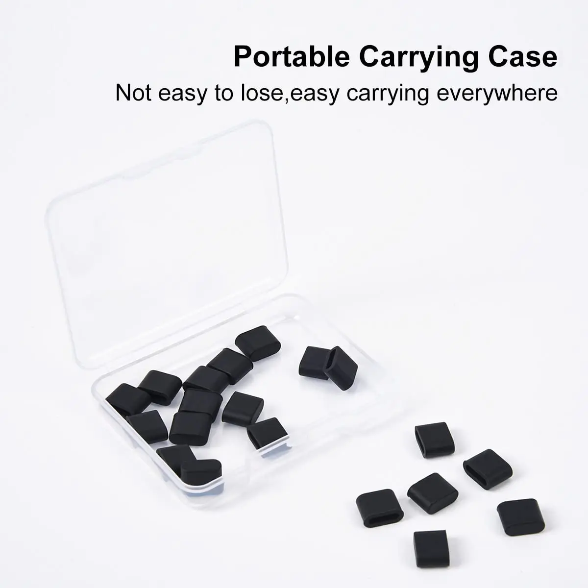 iKammo USB C Dust Caps 20 Pcs | Silicone Type C Port Protector for Android, MacBook, Pixel - view 5