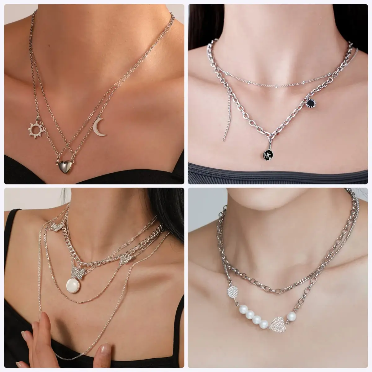 Ecoofor Stainless Steel Jewelry Chain Set with Jump Rings & Clasps | 270.6 meters (95.1 ft) Silver - view 6