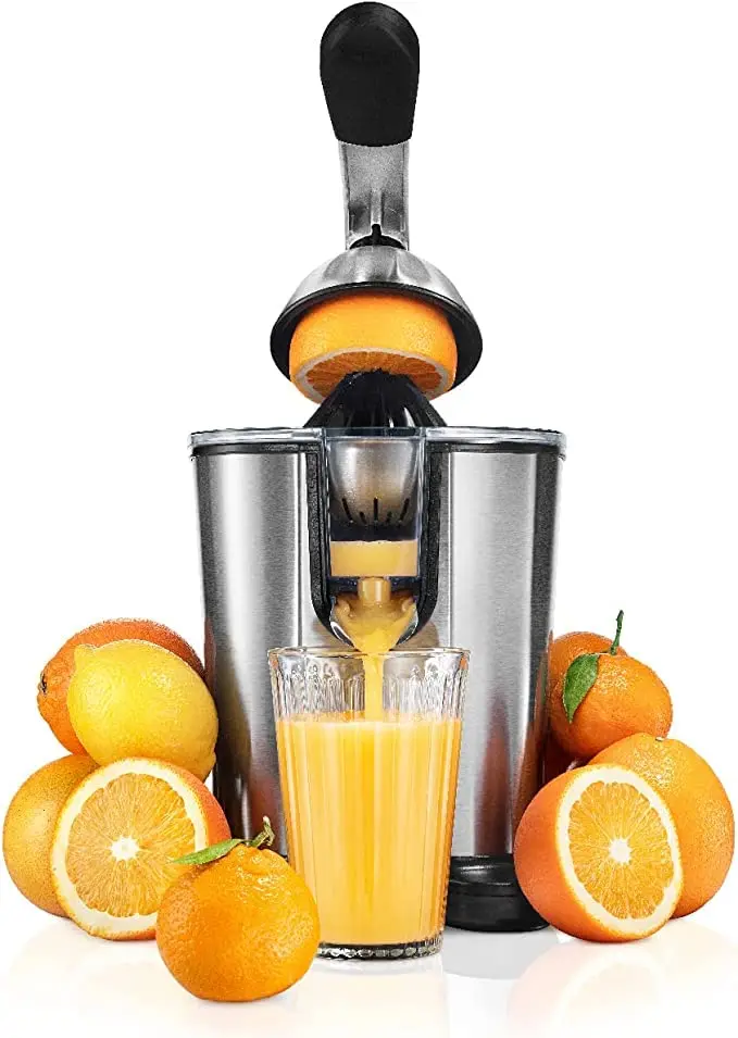 Eurolux ELCJ3000 Citrus Juicer Replacement Container with Spout | Transparent Polished Stainless Steel - view 4