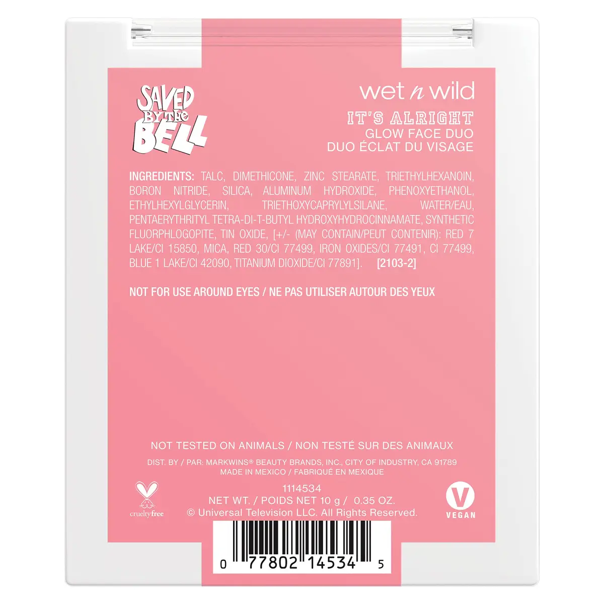wet n wild Saved By The Bell Highlighter + Illuminator Duo | Glow Face Powder for Radiance (1 Count Pack of 2) - view 4