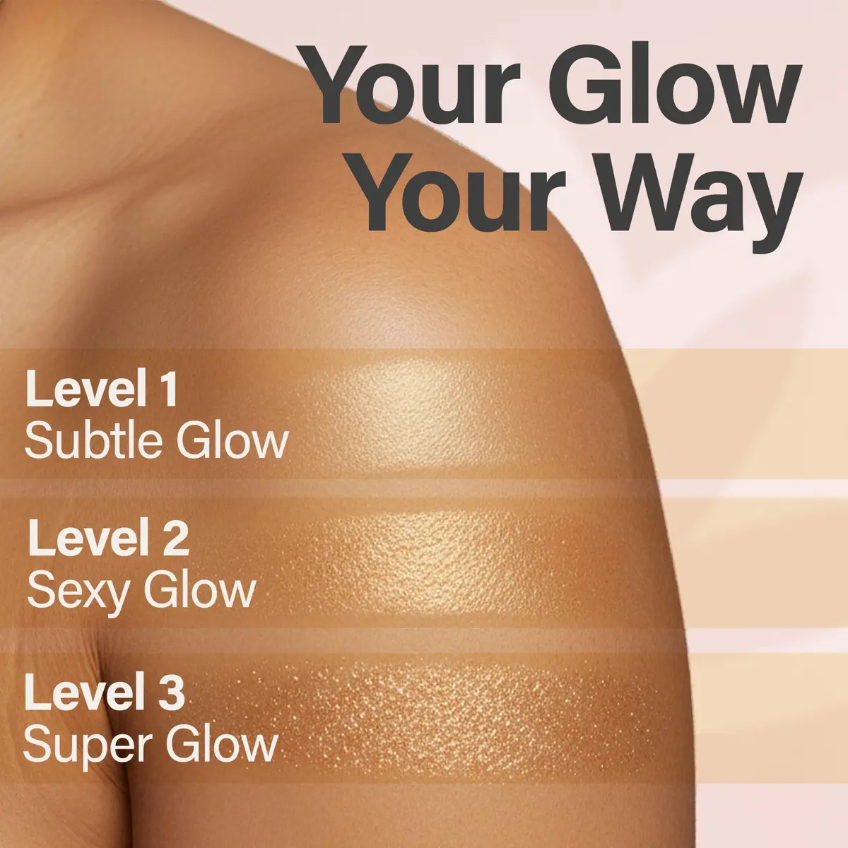 GLIMMER GODDESS Body Shimmer Butter for Glowing Skin, Gold Sexy, 2oz | Customizable luminous glow, deep moisture, buildable shimmer, all skin types - view 6