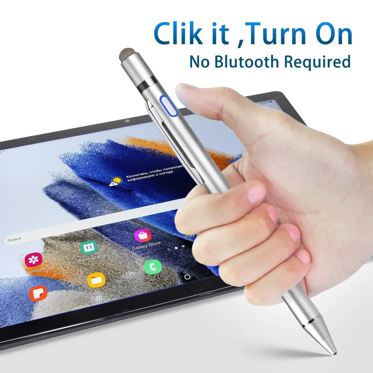 EVACH Stylus Pen for Samsung Galaxy Tab A11/A9/A8/A7 | 1.5mm Ultra Fine Tip, Durable Aluminum, Portable - view 4