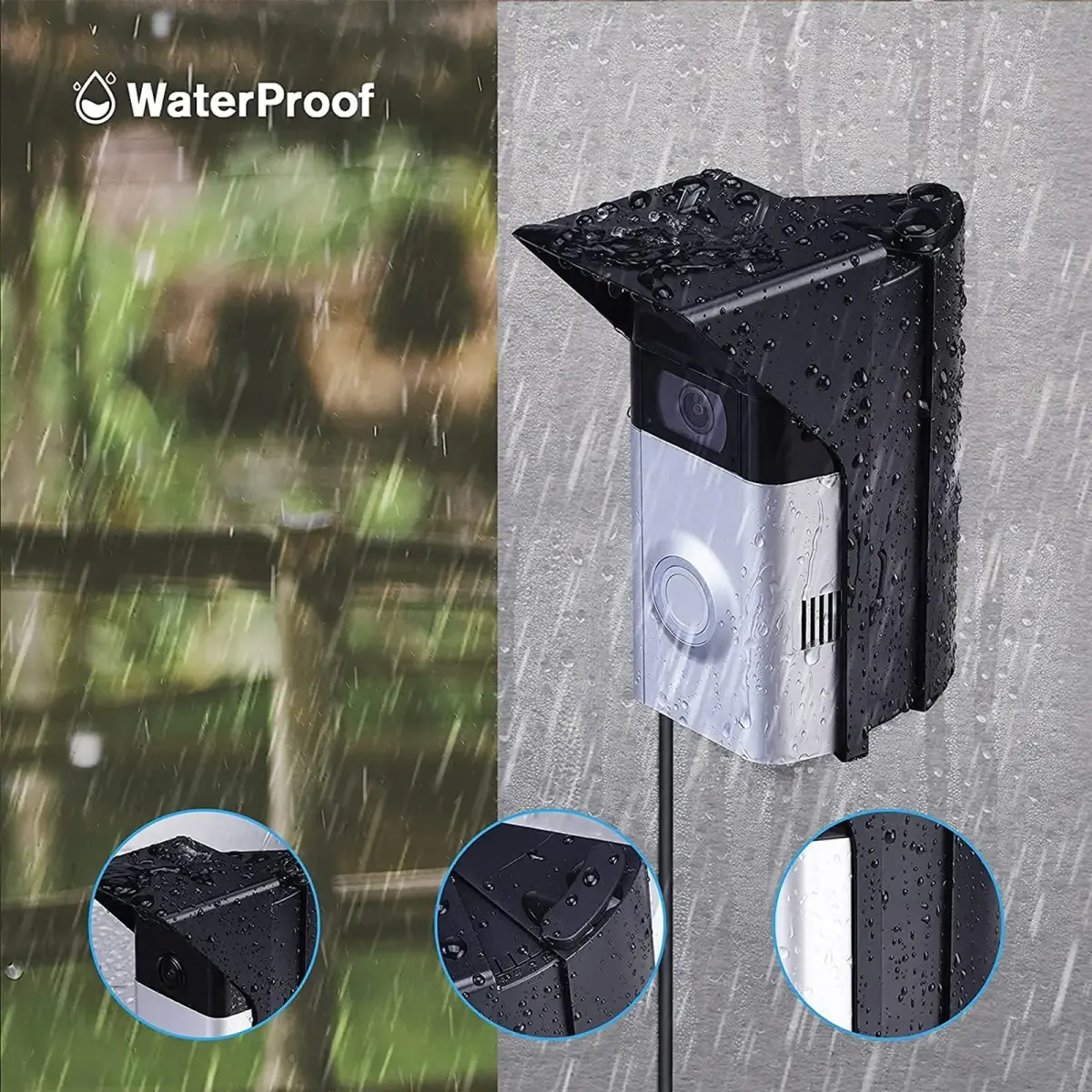 OLAIKE Adjustable Video Doorbell Angle Mount 30-60 Degree | For Ring, Blink, Nest Doorbells - view 3