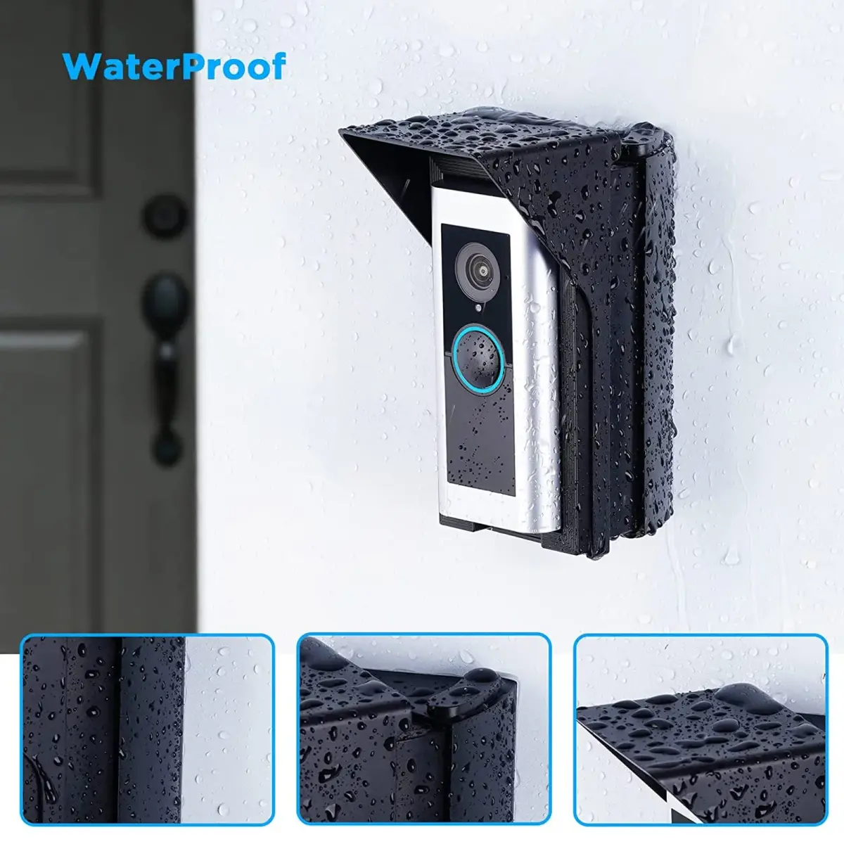 OLAIKE Adjustable Doorbell Angle Mount 30-60 Degree | Fits Ring, Nest, Blink Video Doorbells | 7.6cm (3in) Width - view 3