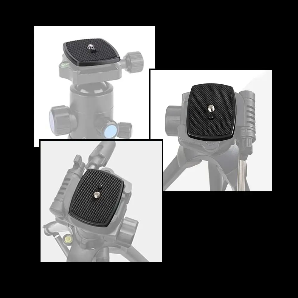 LELEVTXP Camera Tripod Quick Release Plate 35mm x 35mm | Universal Adapter for Connect Camera to Tripod - view 5