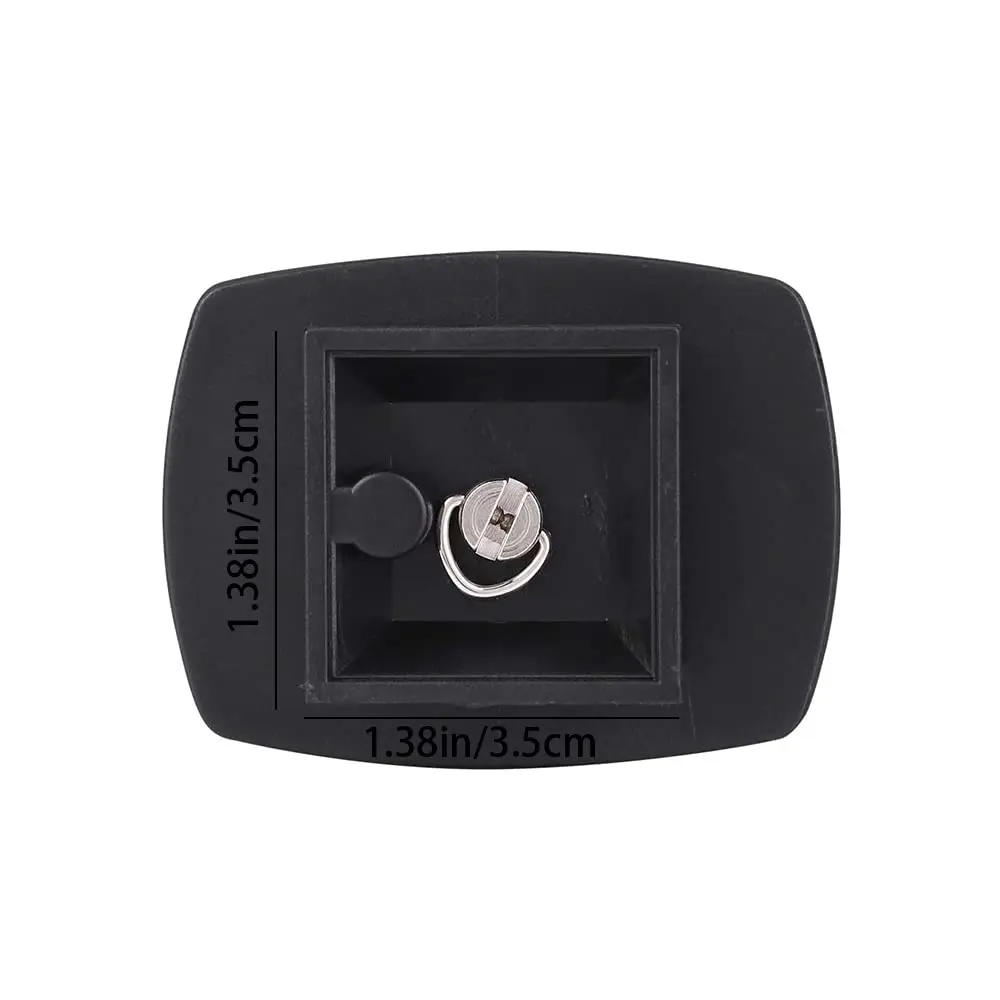 LELEVTXP Camera Tripod Quick Release Plate 35mm x 35mm | Universal Adapter for Connect Camera to Tripod - view 2