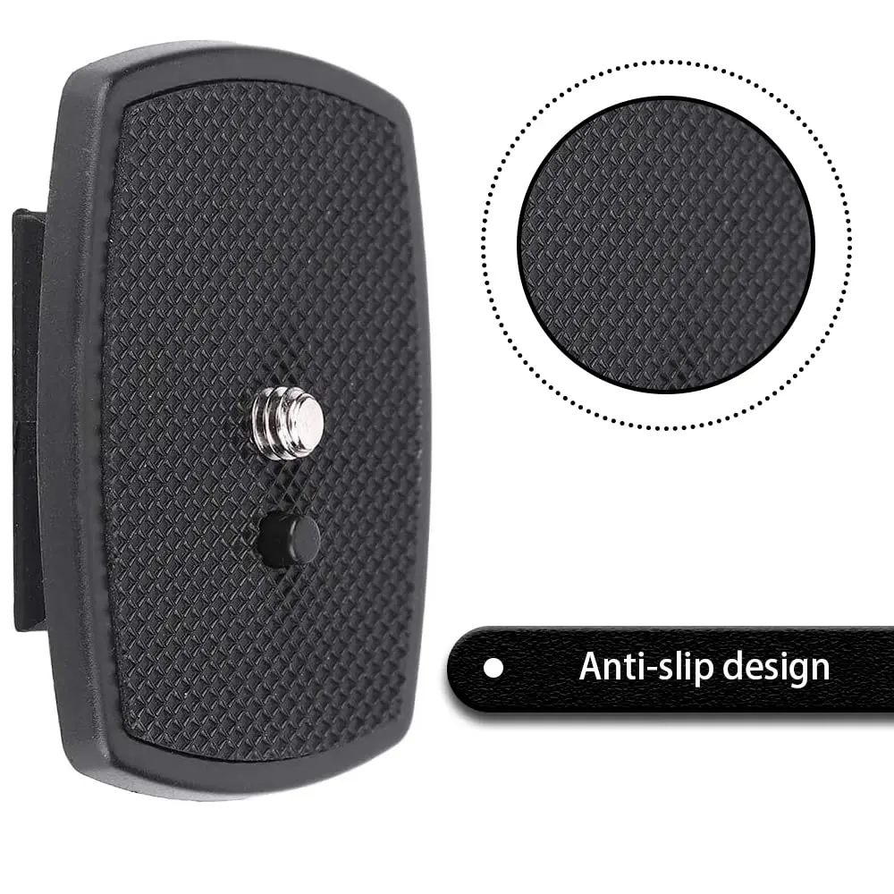 LELEVTXP Camera Tripod Quick Release Plate 35mm x 35mm | Universal Adapter for Connect Camera to Tripod - view 4