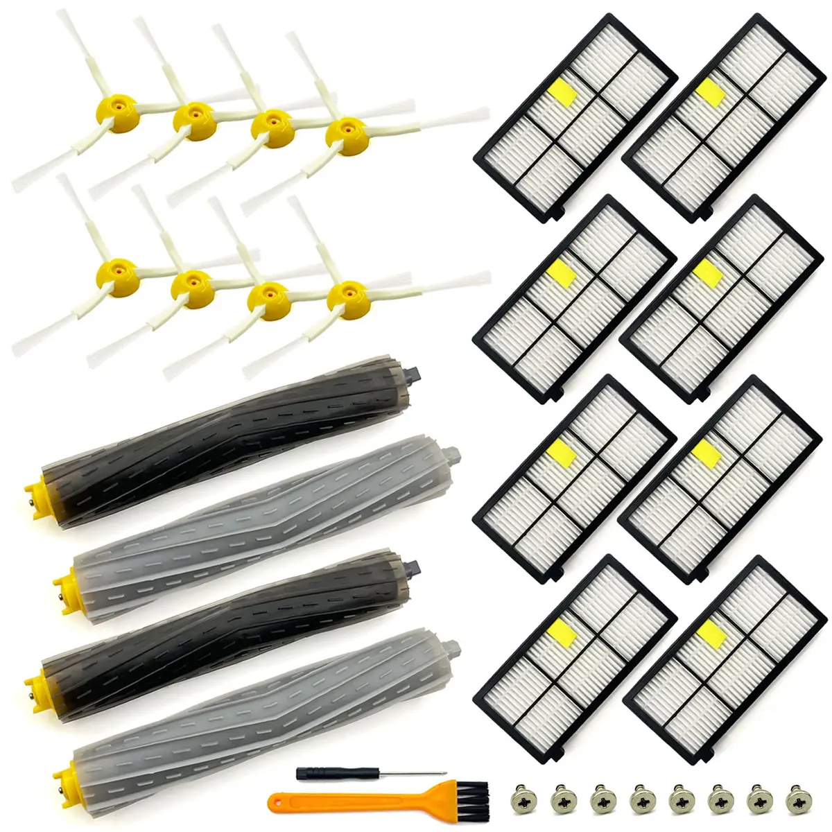 Tivcroxs 18 Pack Replacement Parts for iRobot Roomba 800 900 Series | High-Quality Vacuum Accessories - main product image