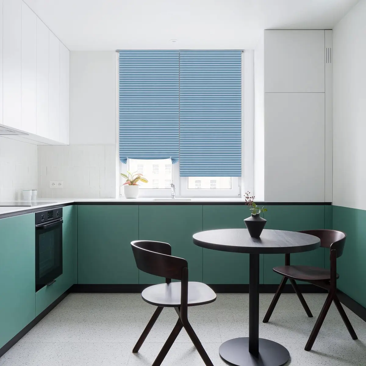 Jlong Cordless Pleated Paper Shades 35.4"W x 59"H | No-Drill Temporary Window Coverings - view 5