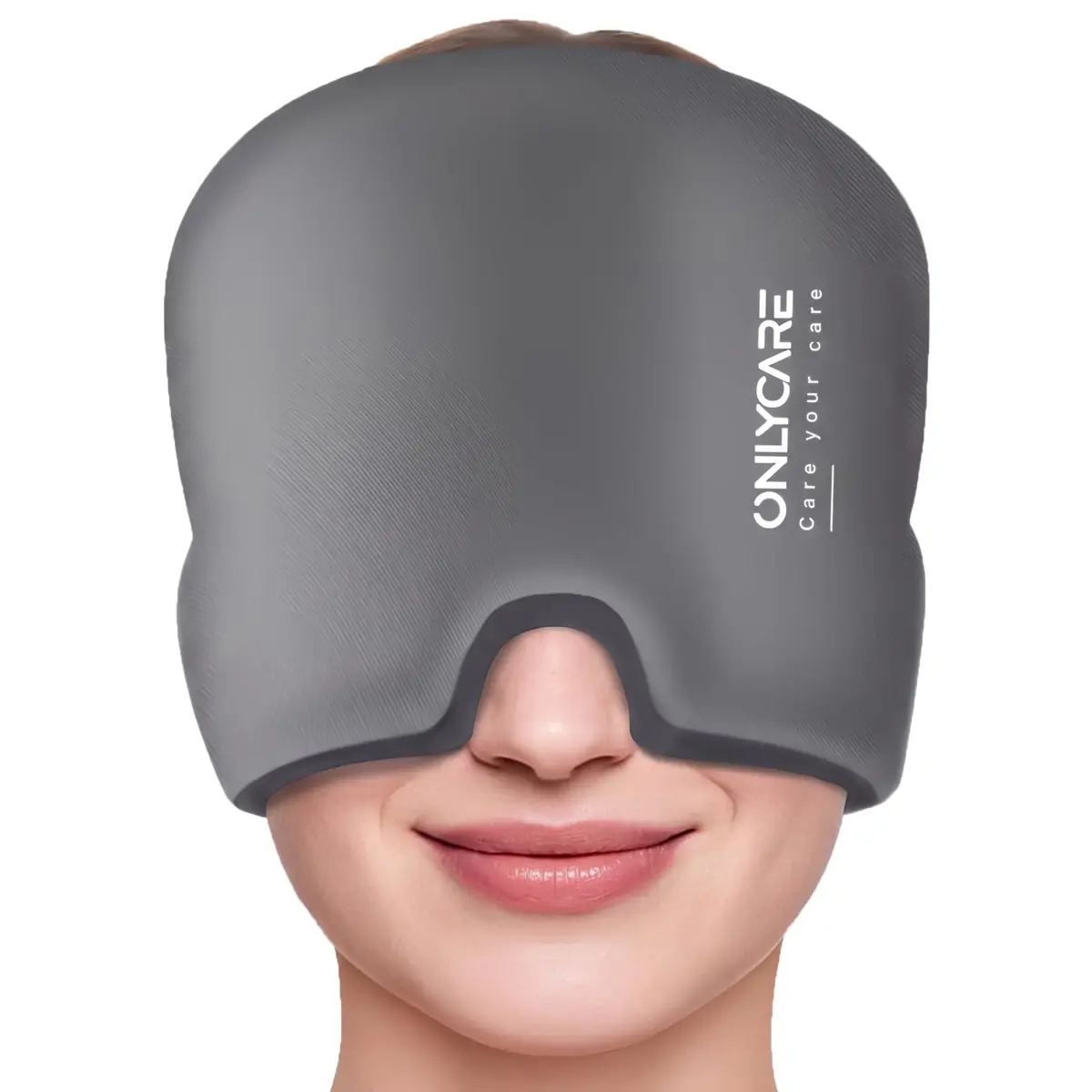 ONLYCARE Migraine Relief Cap, Headache Relief Cold Cap with Odorless Gel | Ergonomic Hot & Cold Therapy for Migraines - main product image