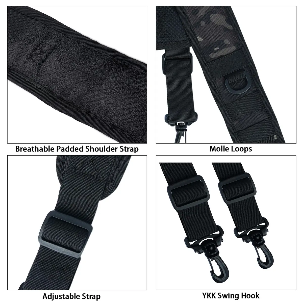 MELOTOUGH Tactical Suspenders for Duty Belt | Heavy Duty, Breathable & Adjustable (70-120 chars) - view 6