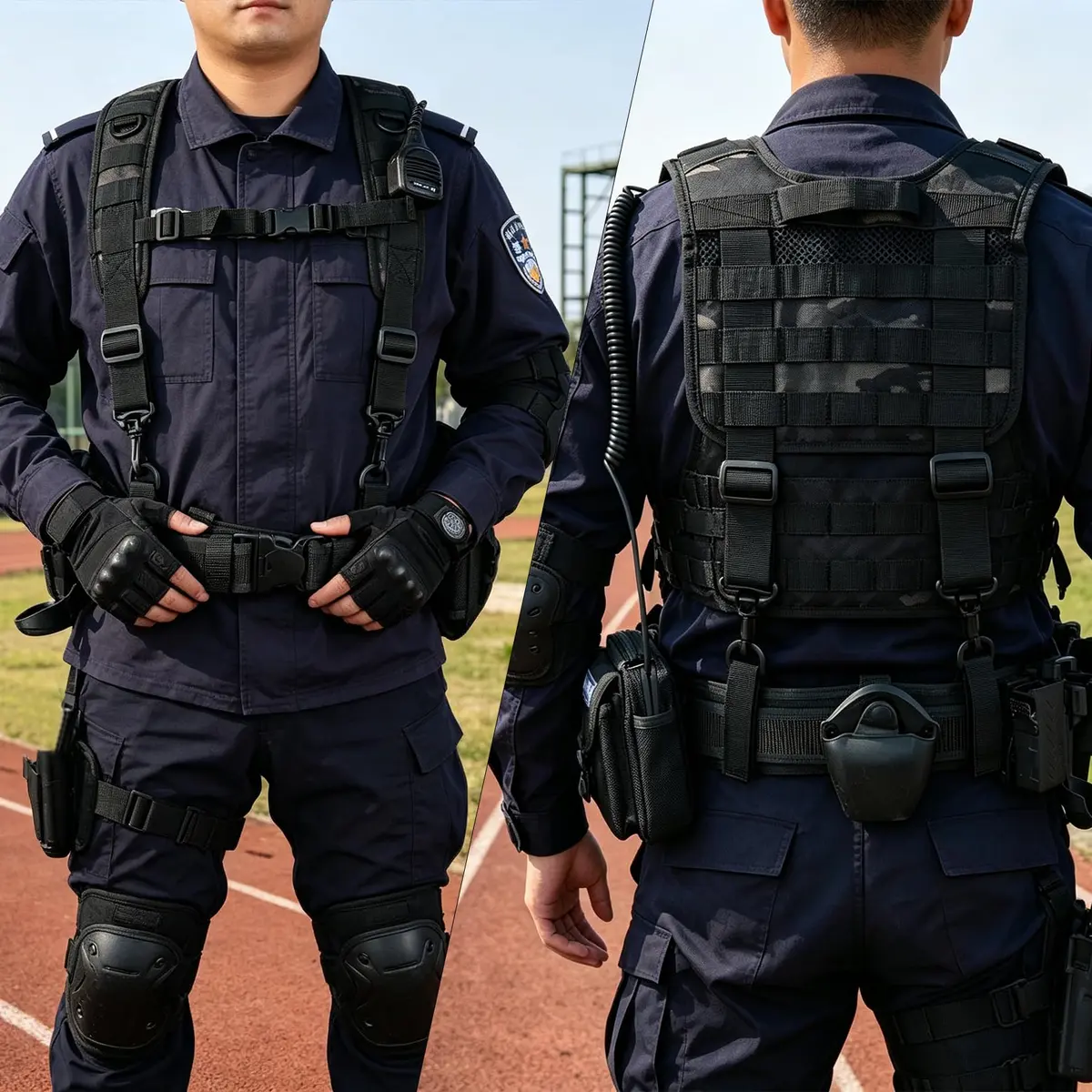MELOTOUGH Tactical Suspenders for Duty Belt | Heavy Duty, Breathable & Adjustable (70-120 chars) - view 4