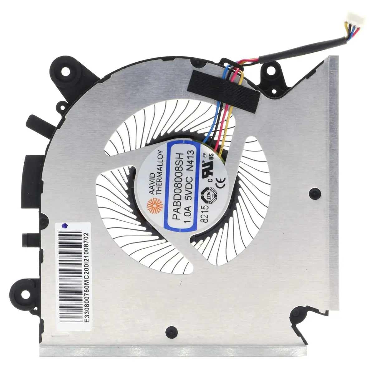 Wobeater Replacement CPU Cooling Fan for MSI GF63 GF65 MS-16R1 MS-16R2 PABD08008SH N413 E322500300A DC 5V - view 2