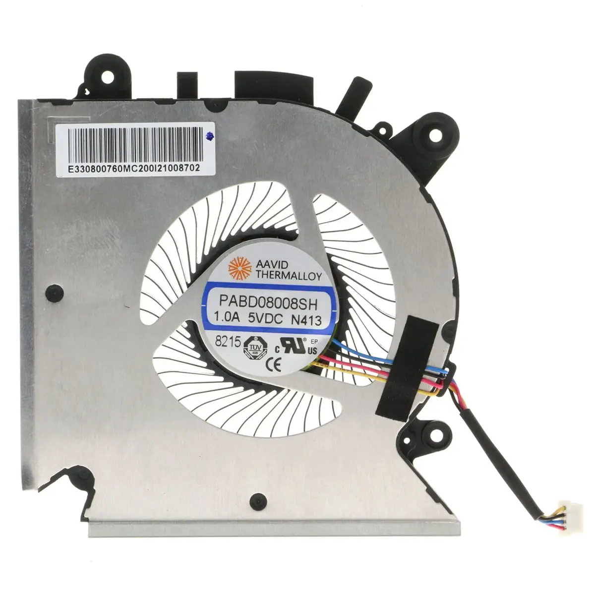 Wobeater Replacement CPU Cooling Fan for MSI GF63 GF65 MS-16R1 MS-16R2 PABD08008SH N413 E322500300A DC 5V - view 3