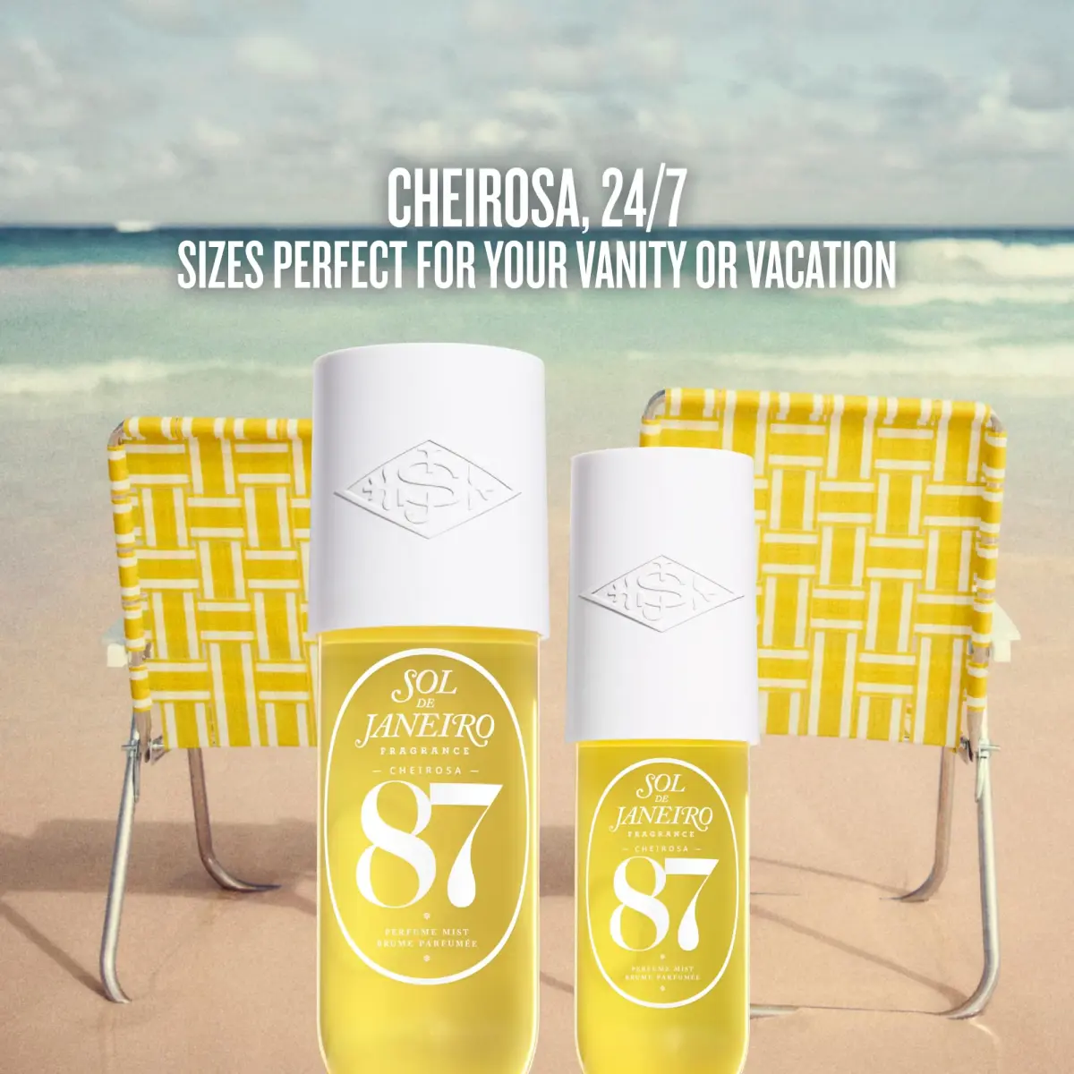 Sol de Janeiro Cheirosa 87 Rio Radiance Hair and Body Fragrance Mist Travel Size 90mL (3.0 fl oz) | Coconut Milk & Solar Tuberose Scent - view 6