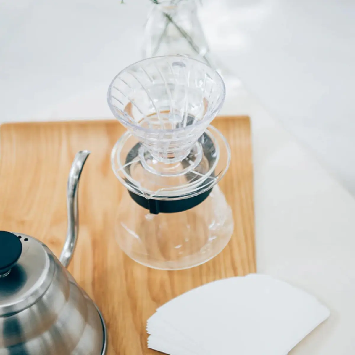 HARIO V60 Plastic Coffee Dripper Size 03 | Cone Pour-Over Brew for 1-6 Cups - view 5